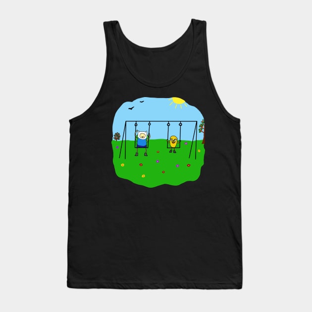 Finn and Jake Tank Top by soondoock